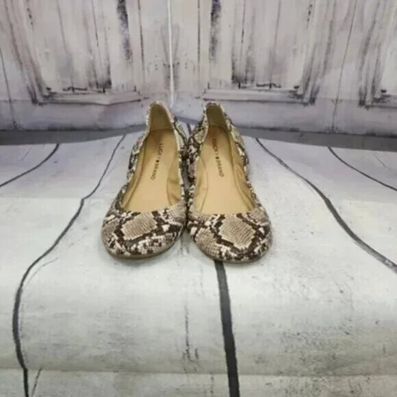 Lucky Brand Animal Print Flats - Picture 3 of 8